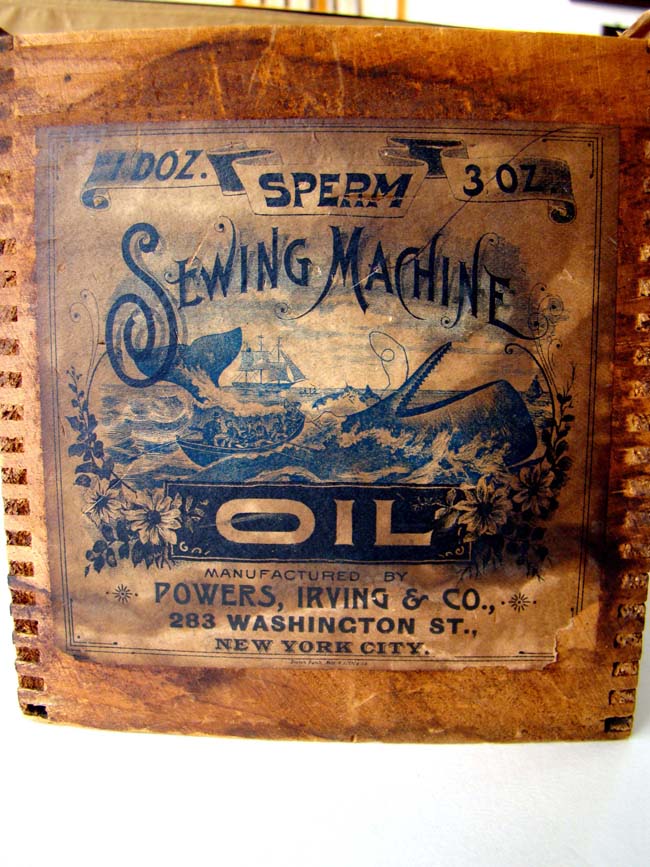 A RARE untouched case of 12 bottles of Sperm Sewing Machine Oil circa 1890-1910. — image 4